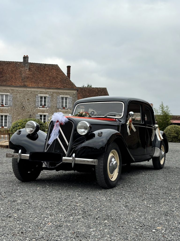 voiture ancienne mariage Citroën Traction Île-de-France