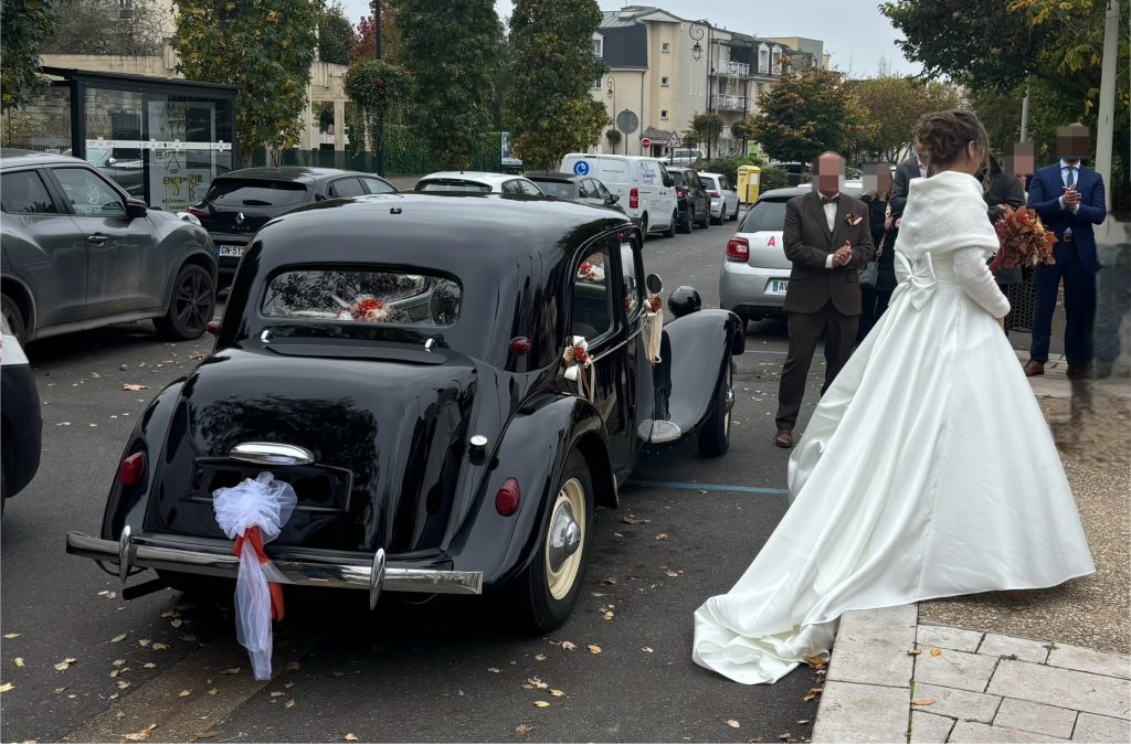 citroen traction 1955 mariage ile de france 122
