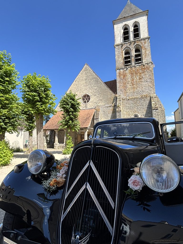 Citroën Traction 1955 pour mariage en Île-de-France