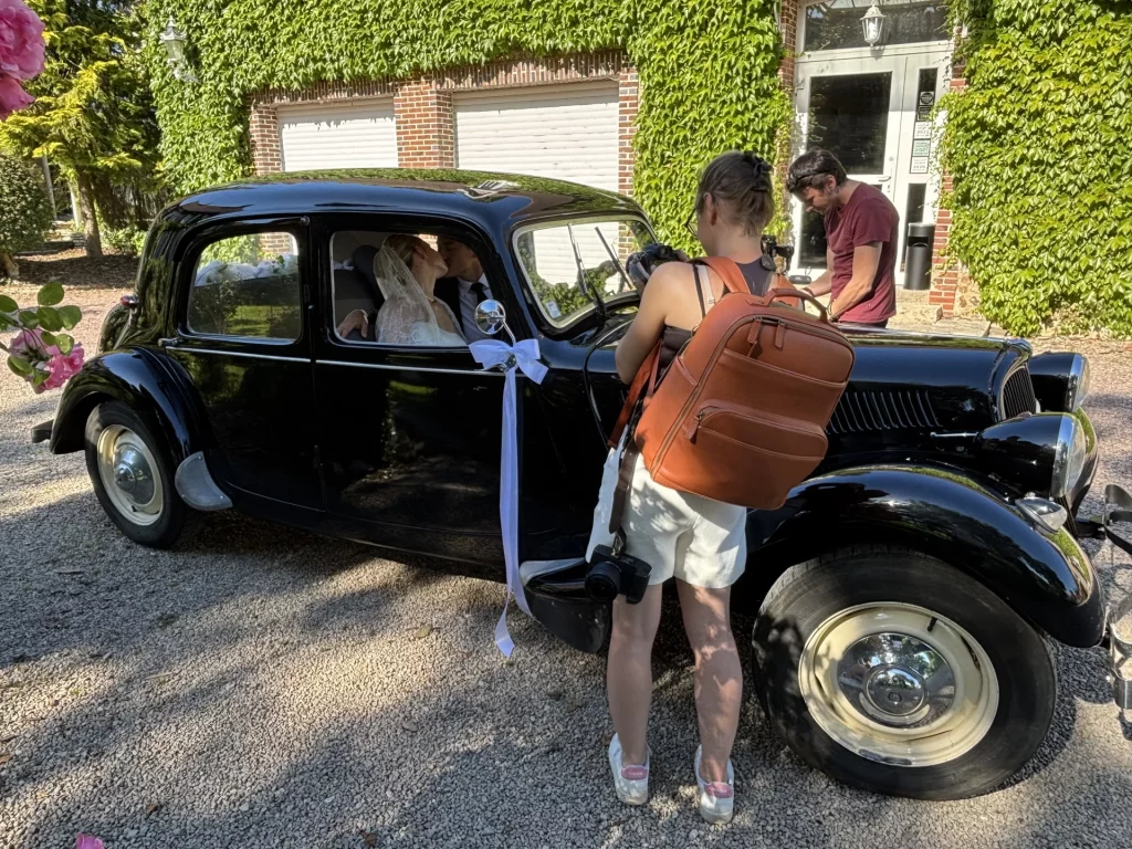 Shooting photos mariage dans les Yvelines 17 Location voiture ancienne collection mariage Yvelines