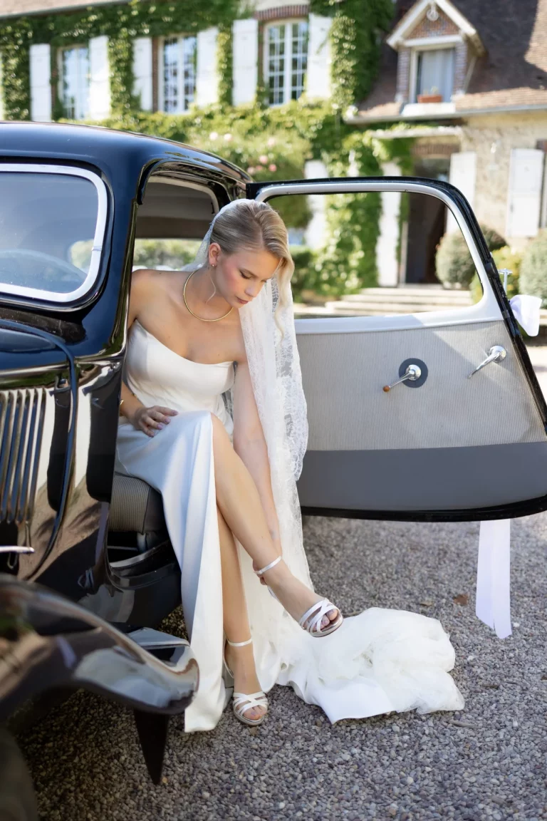 Galerie photos 21 Shooting location voiture mariage Yvelines